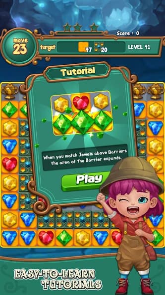 Jewels fantasy: match 3 puzzle screenshot 4