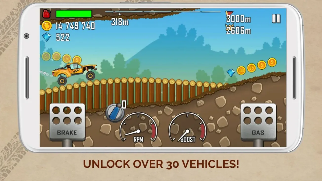 Hill Climb Racing screenshot 2