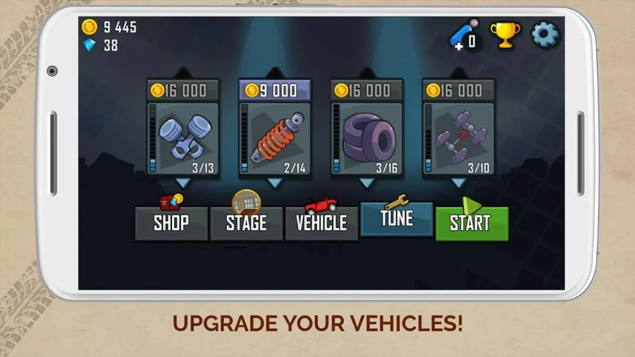 Hill Climb Racing screenshot 3