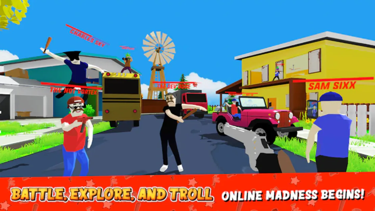 Dude Theft Wars Offline & Online Multiplayer Games screenshot 3