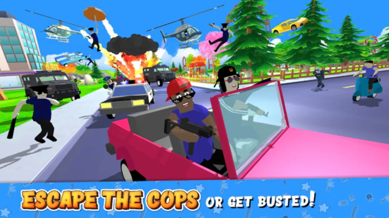 Dude Theft Wars Offline & Online Multiplayer Games screenshot 1