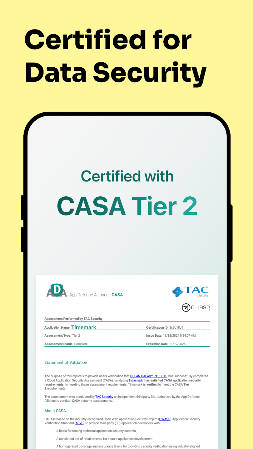 Timemark: Photo Proof screenshot 7