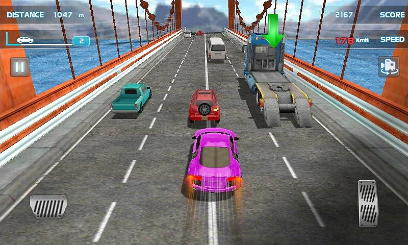 Turbo Driving Racing 3D screenshot 2