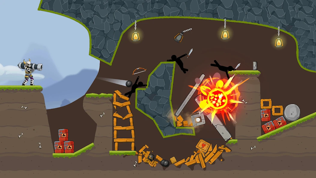 Boom Stick: Bazooka Puzzles APK screenshot 4