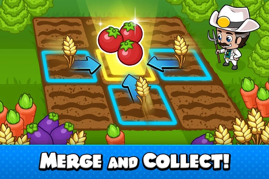 Idle Farm Tycoon - Merge Simulator screenshot 1