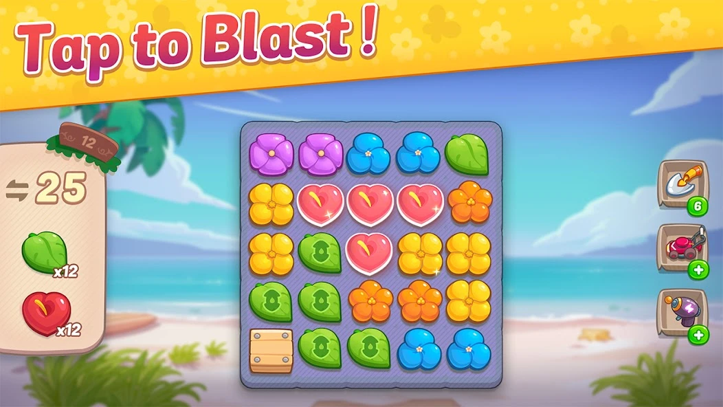 Ohana Island: Blast flowers and build screenshot 5