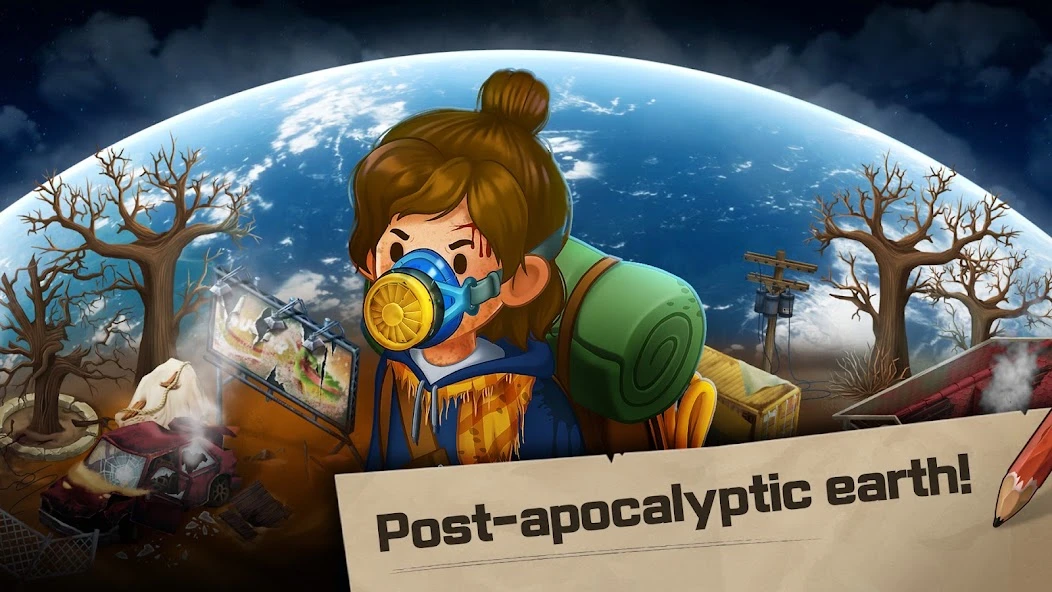 Merge Survival : Wasteland APK screenshot 1