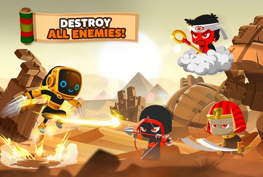 Ninja Dash - Ronin Jump RPG screenshot 4