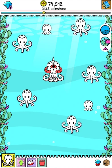 Download Octopus Evolution - 🐙 Clicker (MOD, unlimited money) 1.0 screenshot 5