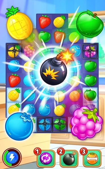 Gummy Paradise - Free Match 3 Puzzle Game screenshot 2