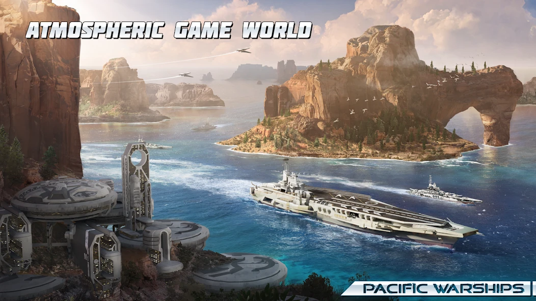 Pacific Warships: Online Wargame PvP Naval Shooter screenshot 4