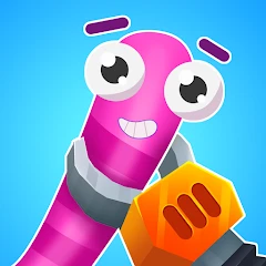Worm out: Brain teaser & fruit icon