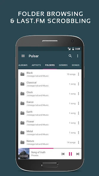 Pulsar Music Player Pro APK screenshot 5