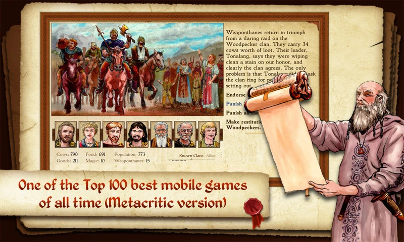King of Dragon Pass: Text RPG APK screenshot 1