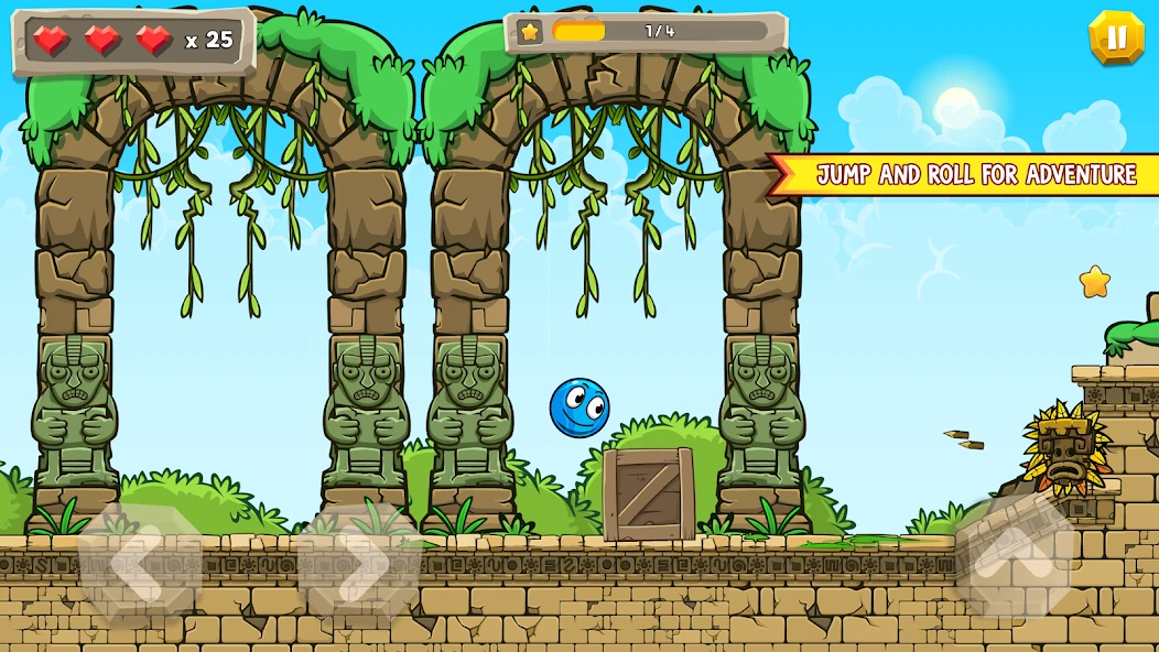 Blue Ball 11: Bounce Ball Adventure screenshot 1