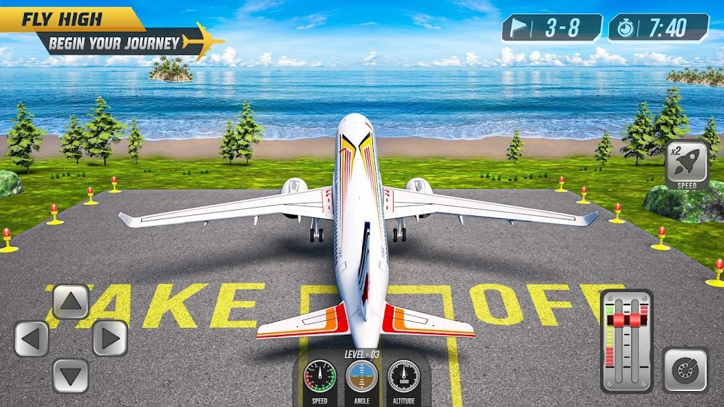 Airplane Real Flight Simulator 2019: Pro Pilot 3D screenshot 3