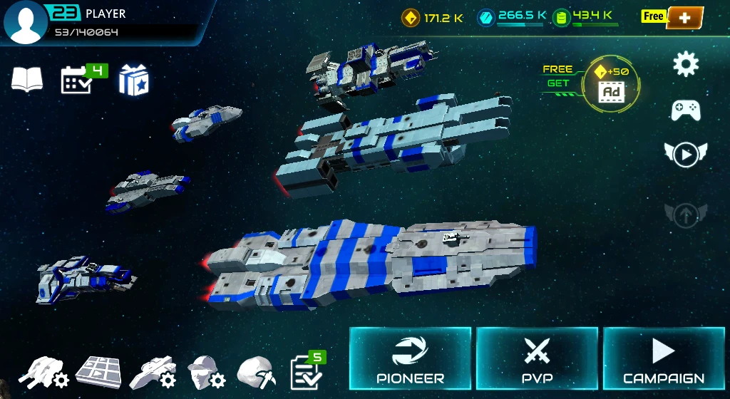 Starship battle screenshot 1