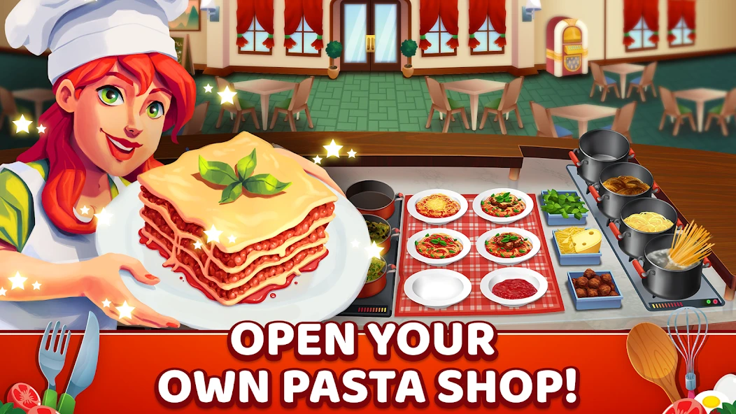 My Pasta Shop - Italian Restaurant Cooking Game screenshot 1