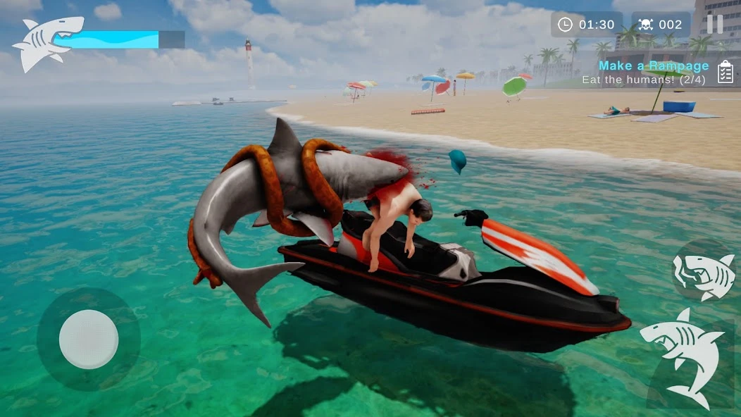 Shark Ravage: Shark Simulator APK screenshot 2