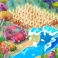 Aquarium Farm -fish town, Mermaid love story shark icon
