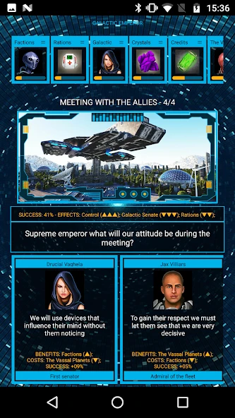 Galactic Emperor: space strategy & RPG, Sci-Fi screenshot 1
