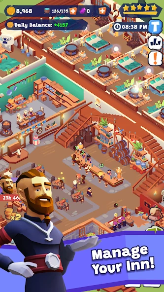 Idle Inn Empire - Hotel Tycoon screenshot 1
