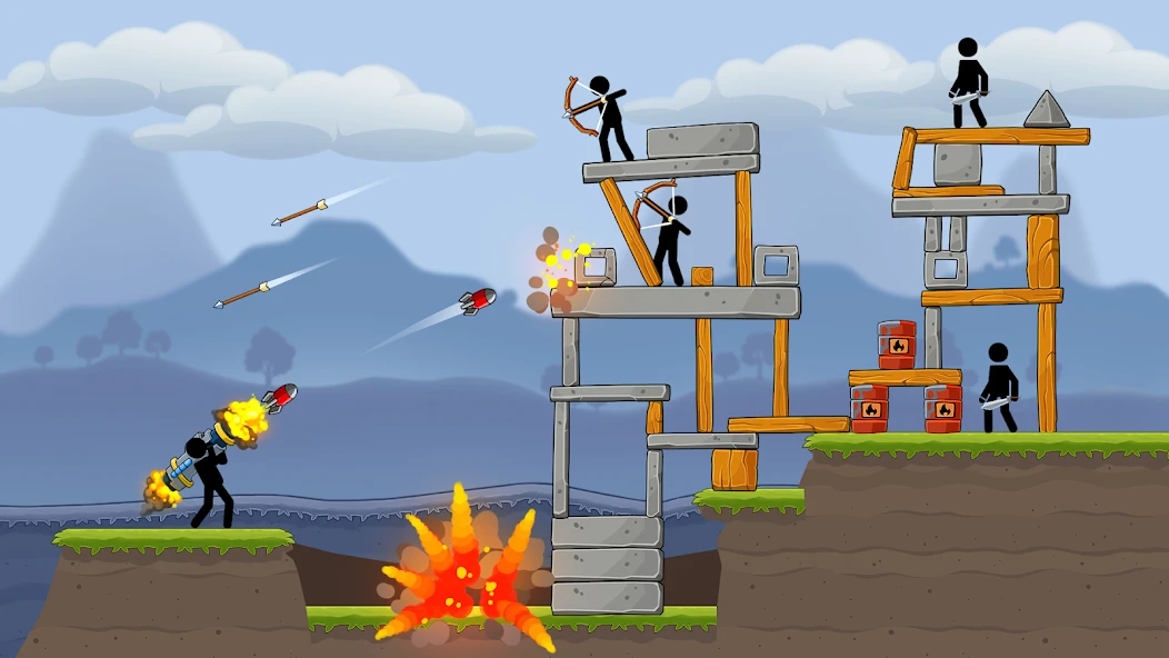Boom Stick: Bazooka Puzzles APK screenshot 1