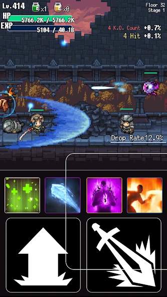 Hack & Slash Hero - Pixel Action RPG screenshot 3