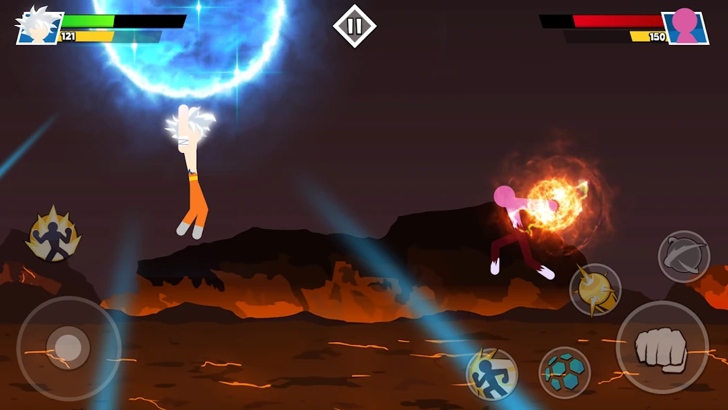 Stickman Warriors Shadow Fight APK screenshot 2