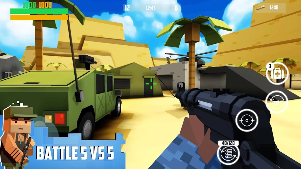 Block Gun: FPS PvP War - Online Gun Shooting Games screenshot 1