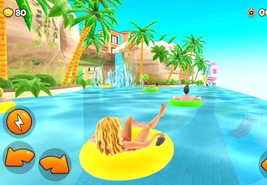 Uphill Rush Water Park Racing screenshot 1
