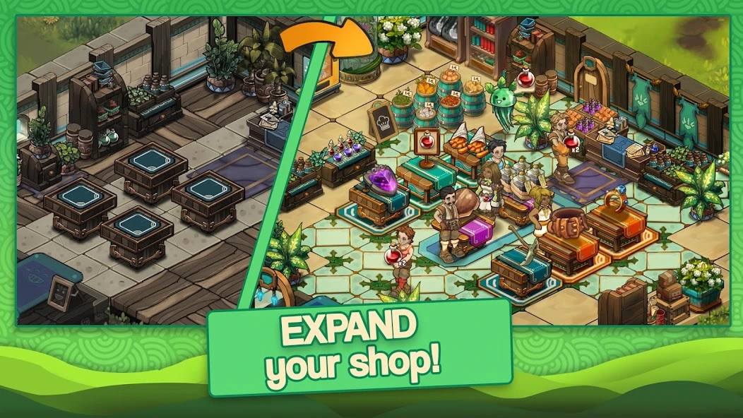 Tiny Shop: Idle Fantasy Shop Simulator screenshot 2
