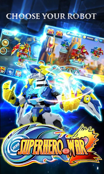Superhero War: Robot Fight - City Action RPG screenshot 5