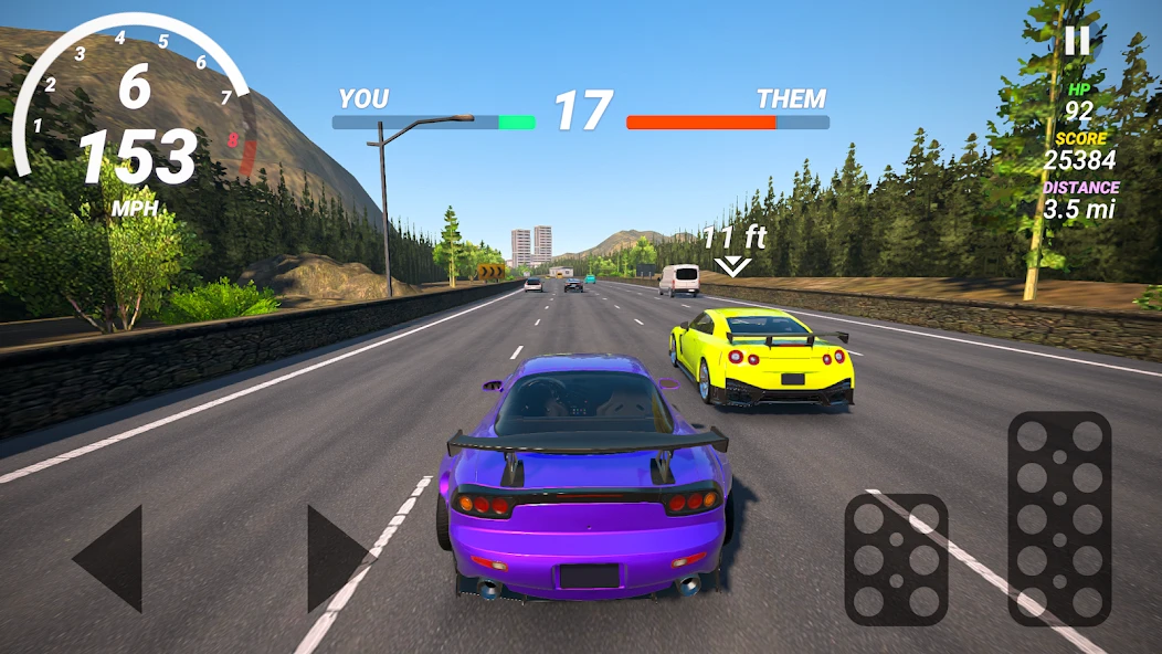 No Hesi Car Traffic Racing APK screenshot 3