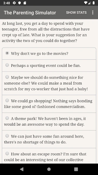 The Parenting Simulator APK screenshot 2