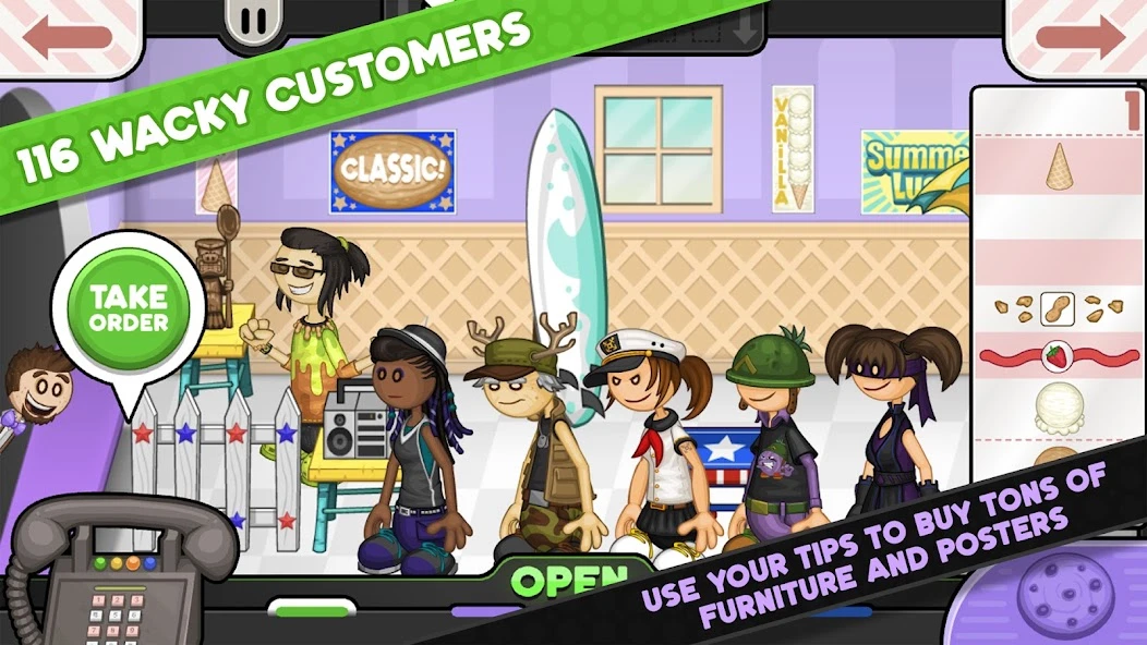 Papa’s Scooperia To Go APK screenshot 5