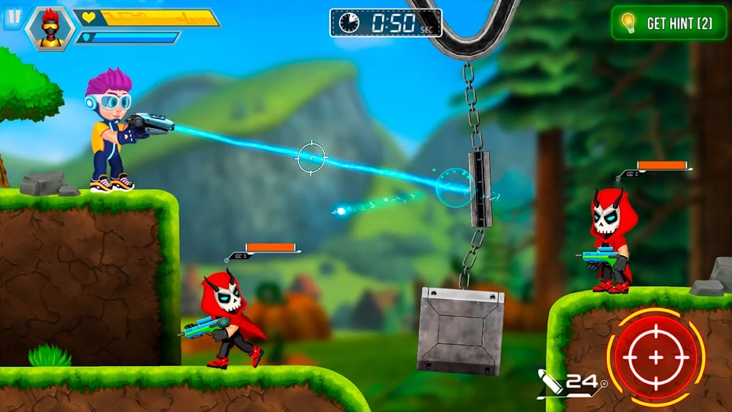 Stickman Reborn - Free Puzzle Shooting Games 2020 screenshot 1