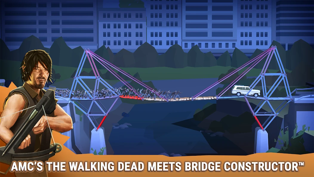 Bridge Constructor: The Walking Dead APK screenshot 1