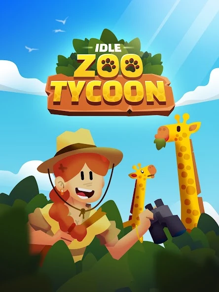 Idle Zoo Tycoon 3D – Animal Park Game APK screenshot 1