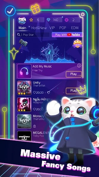 Sonic Cat - Slash the Beats??️ screenshot 1