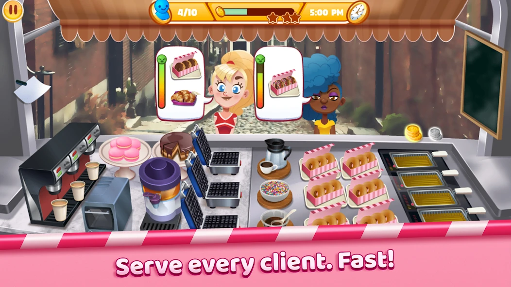 Boston Donut Truck - Fast Food Cooking Game screenshot 2