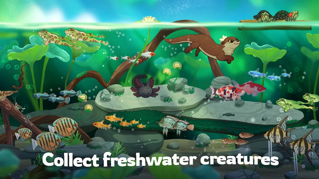 Pondlife – Relaxing Fish Game APK screenshot 1