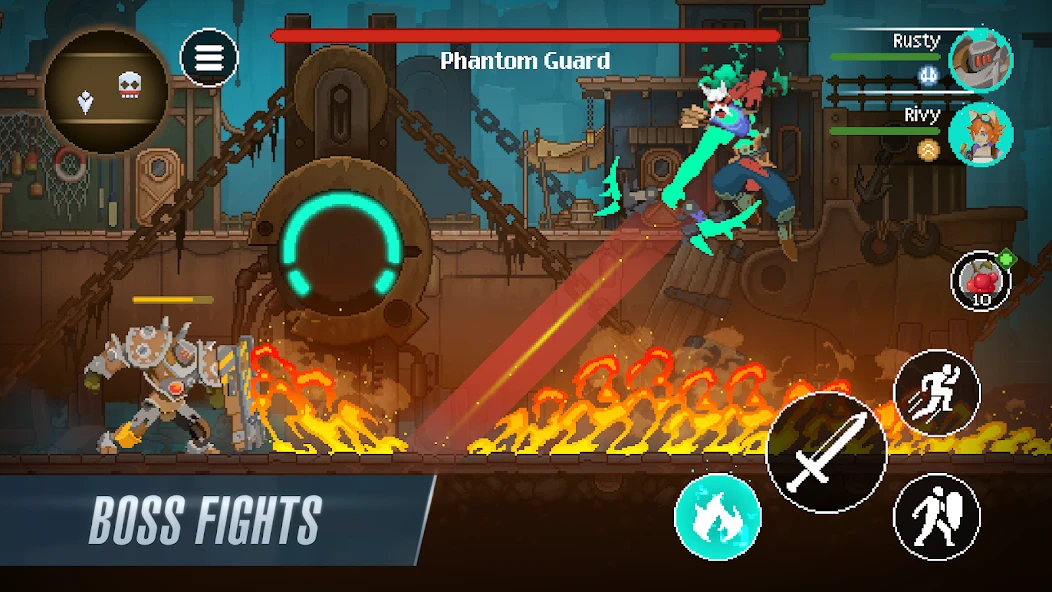 Driftfall: Pixel Action RPG APK screenshot 3