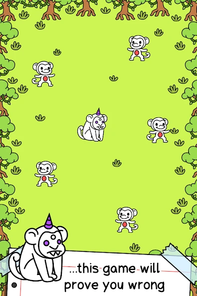 Download Monkey Evolution - Clicker (MOD, Money/Ads-Free) 1.0.1 screenshot 2