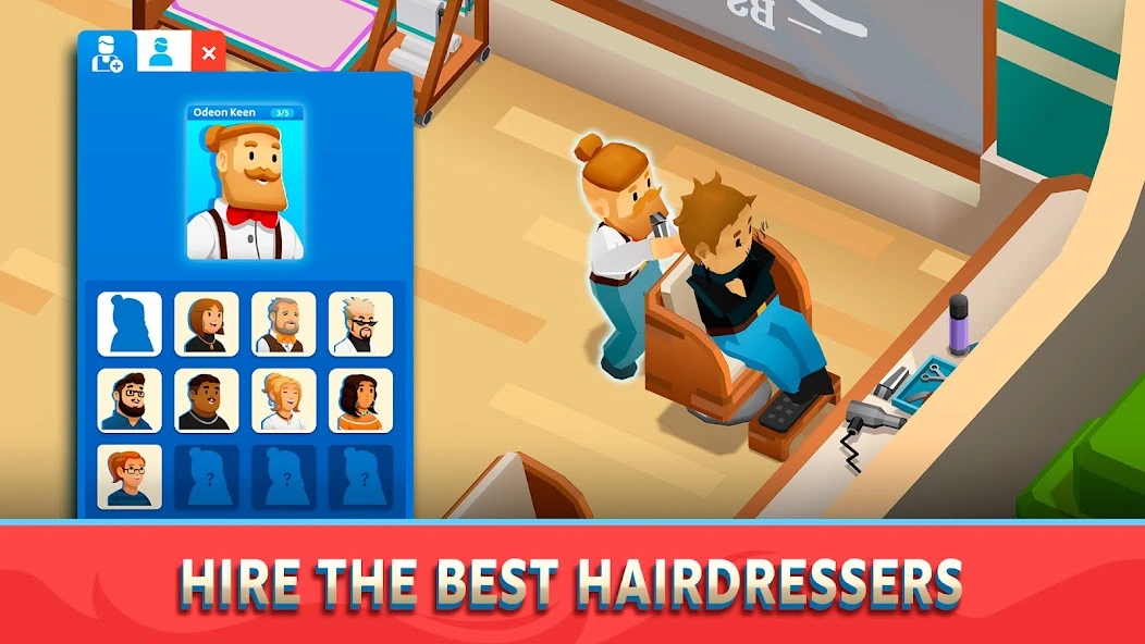 Idle Barber Shop Tycoon - Business Management Game screenshot 2