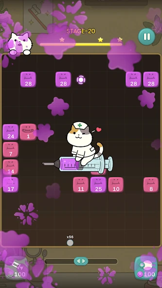 Fantastic Cat Dentist - Brick Breaker screenshot 4