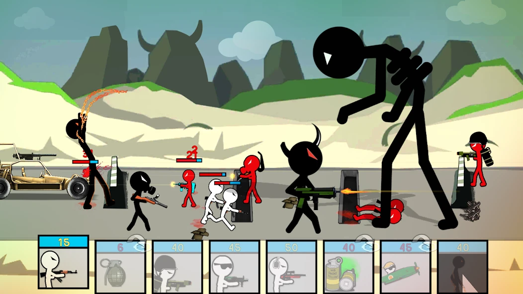 Stickman Army: World War Legacy Fight screenshot 5