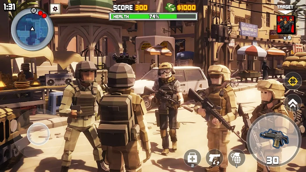 Guns Battle Royale: Free Shooting Game- Pixel FPS screenshot 4