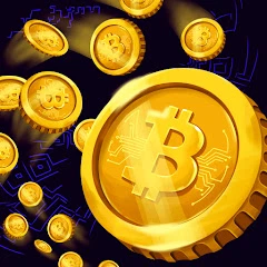 Bitcoin mining simulator icon