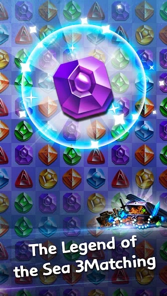 Jewel Kraken: Match 3 Jewel Blast screenshot 2